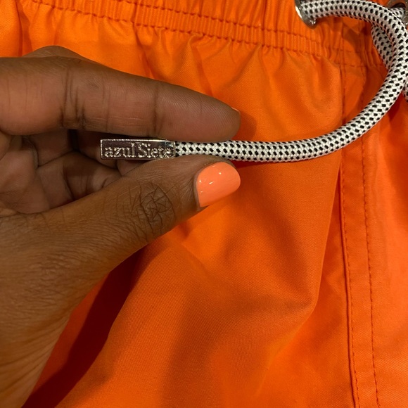 azul Siete Men’s Orange Swim Trunks - Picture 10 of 11